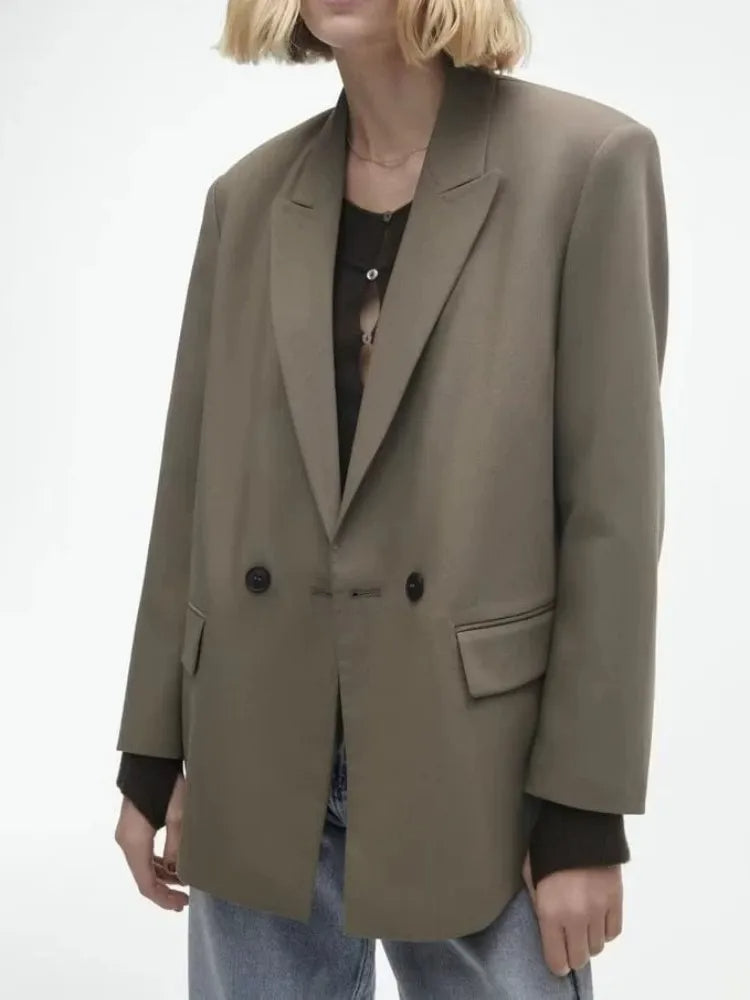 Madison ™ - Losse Double Breasted Blazer für Frauen