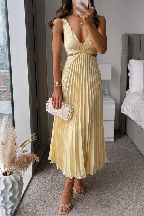 Kesley™ - Kleid mit Plissiertem Kragen