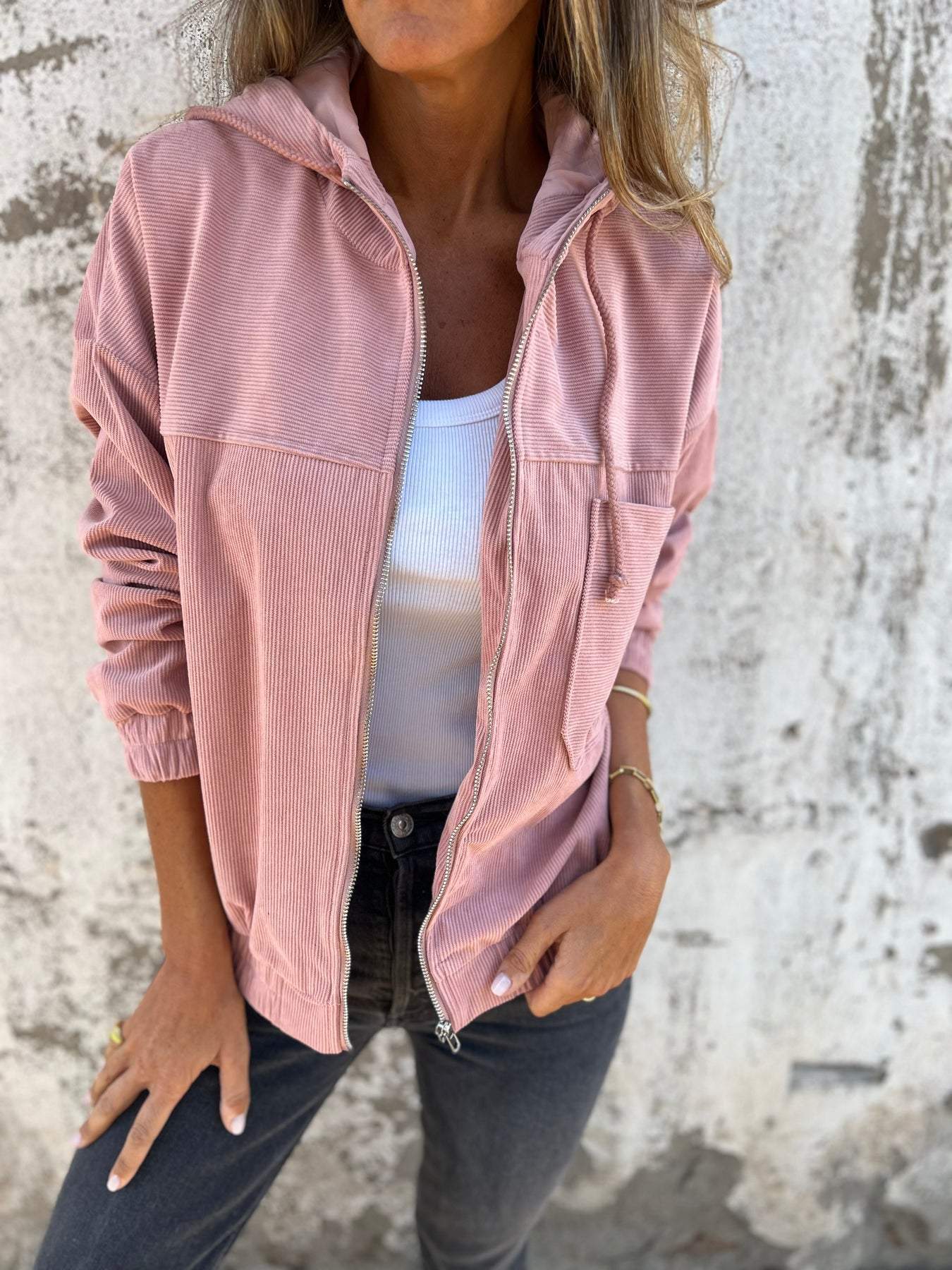 Ariellee™ - Freizeitjacke mit Kapuze und Reißverschluss