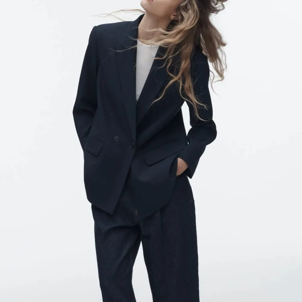 Madison ™ - Losse Double Breasted Blazer für Frauen