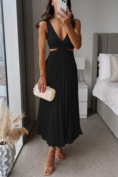 Kesley™ - Kleid mit Plissiertem Kragen