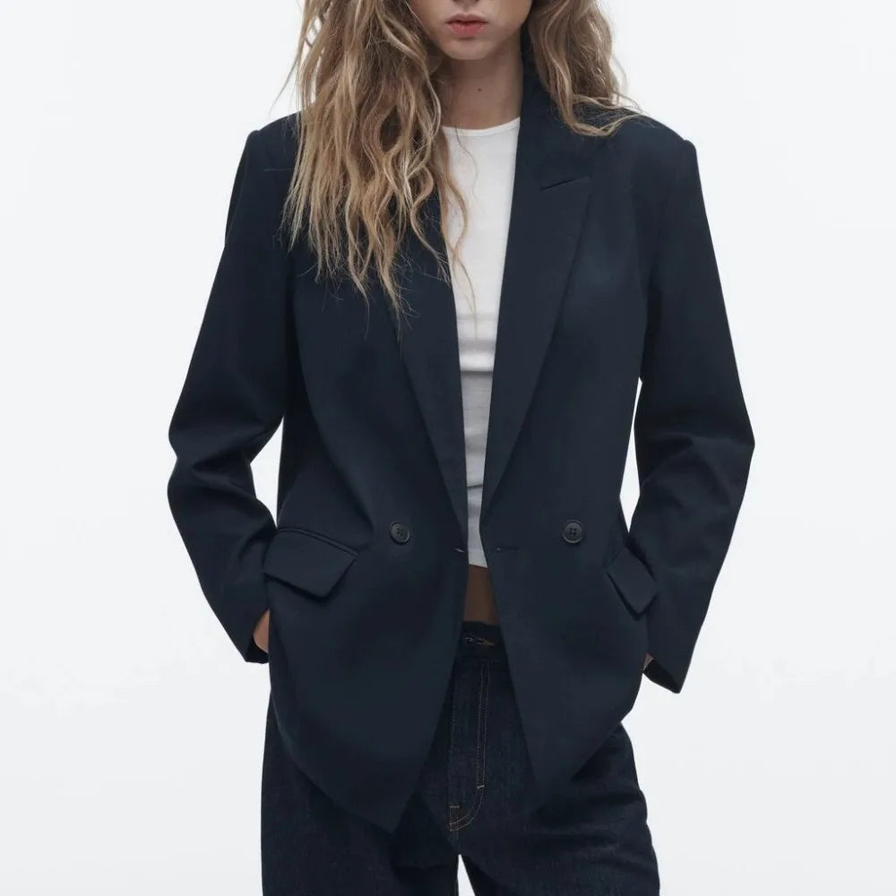 Madison ™ - Losse Double Breasted Blazer für Frauen