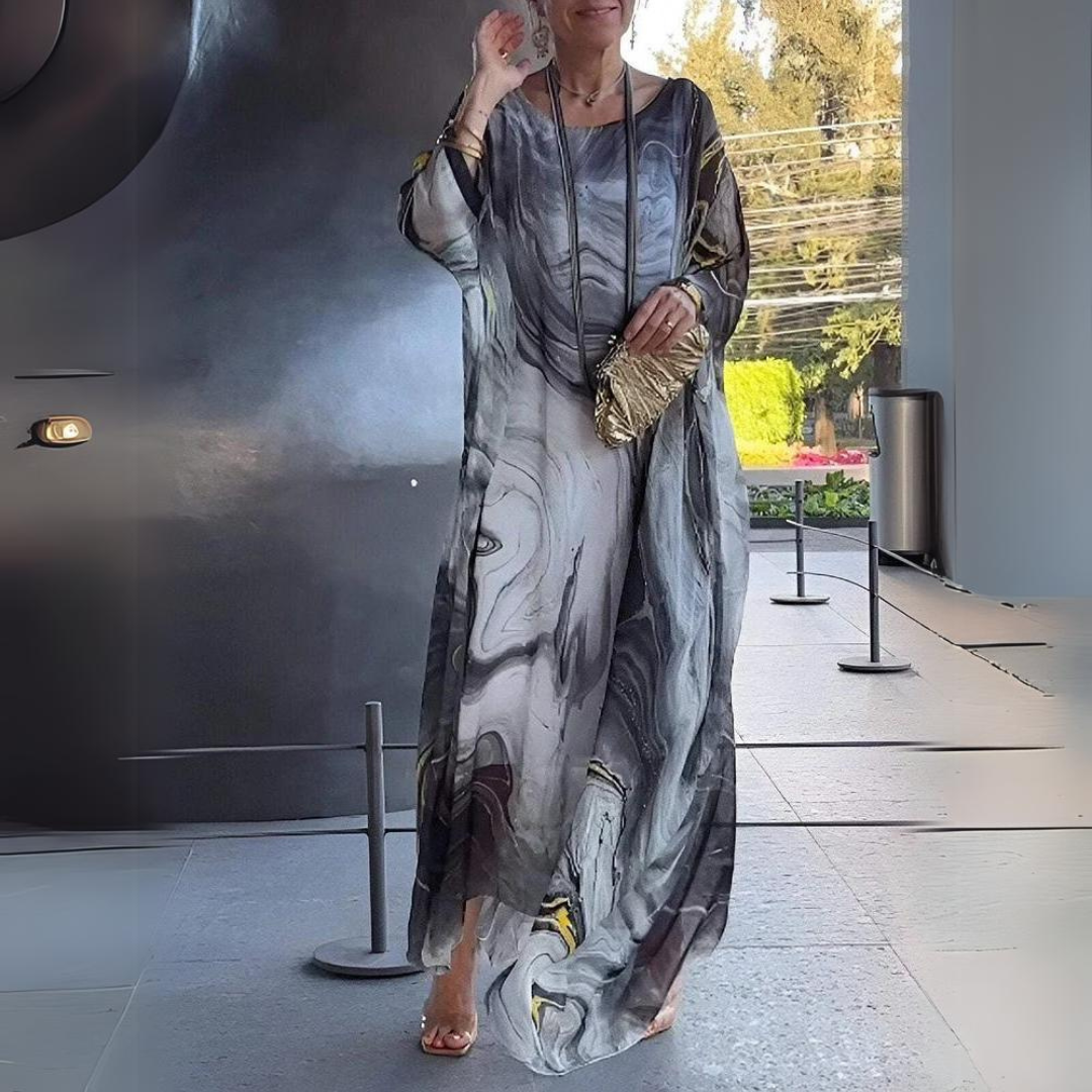 Giulia™ - Elegantes Seiden Chiffon Kleid