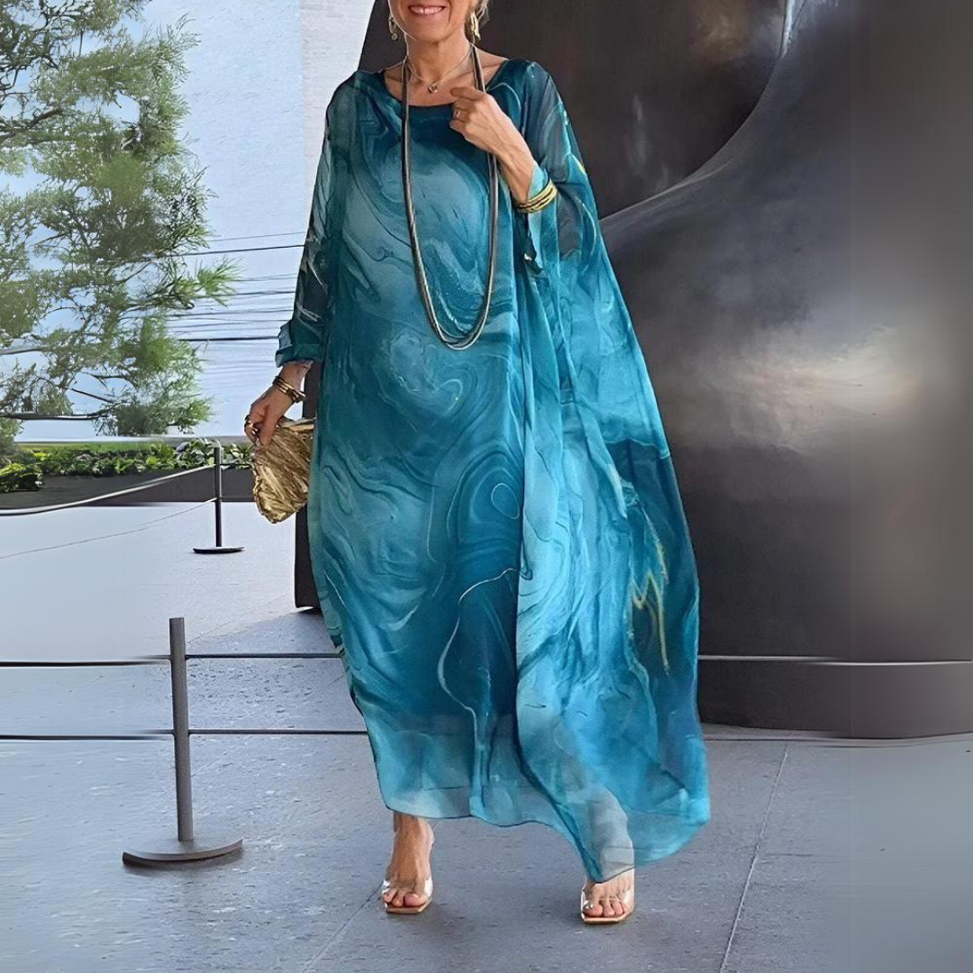 Giulia™ - Elegantes Seiden Chiffon Kleid