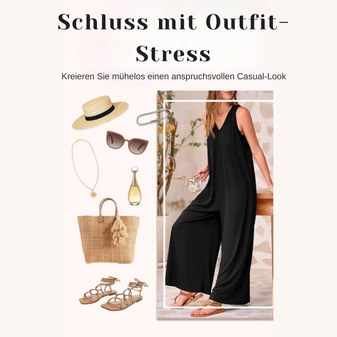 Juliet™ - Unser klassischer Jumpsuit mit V-Ausschnitt
