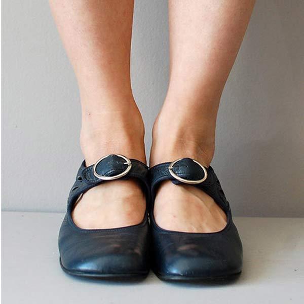 Emma™ - Klassische Sandalen mit Lederabsatz