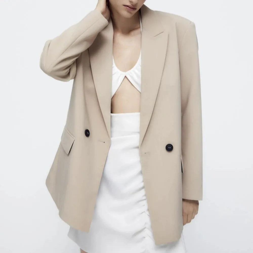 Madison ™ - Losse Double Breasted Blazer für Frauen
