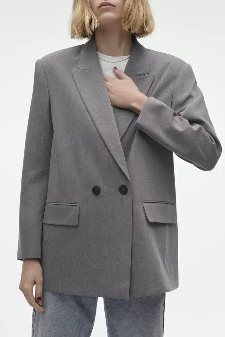 Madison ™ - Losse Double Breasted Blazer für Frauen