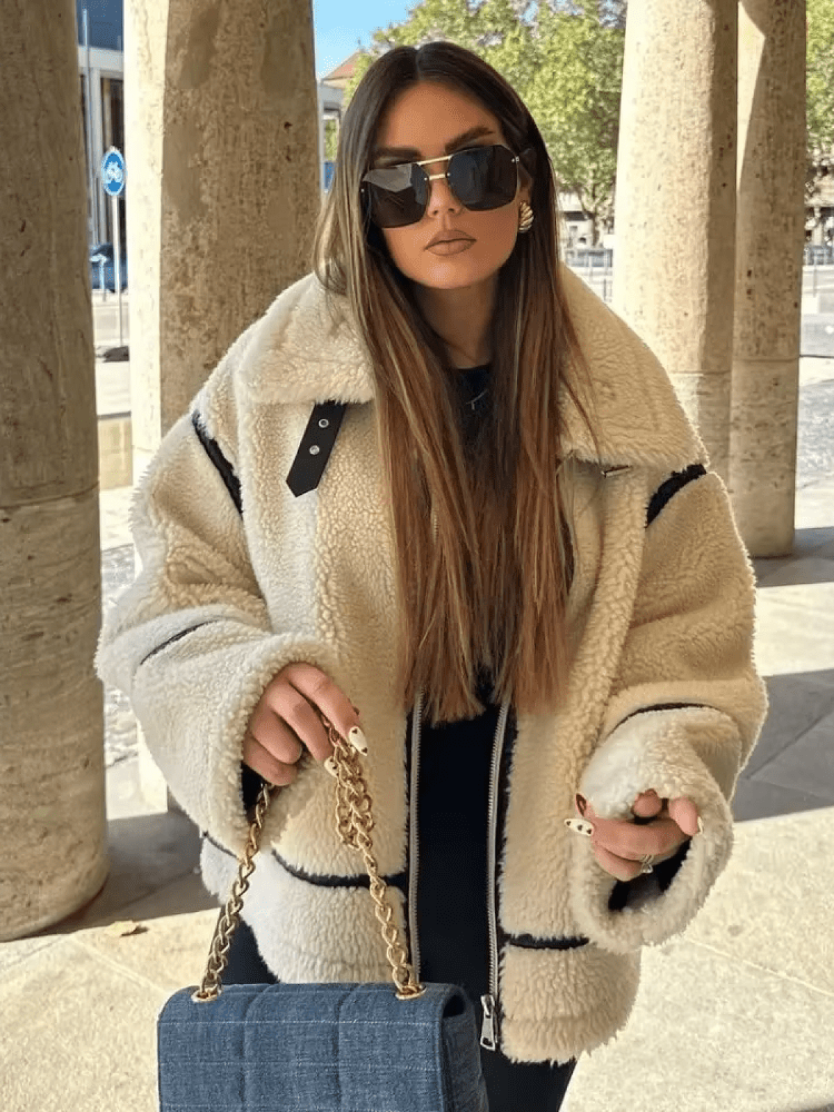 Amelie - Plüschjacke
