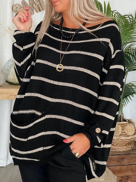 Leonies ™ - schicker gestreifter Pullover