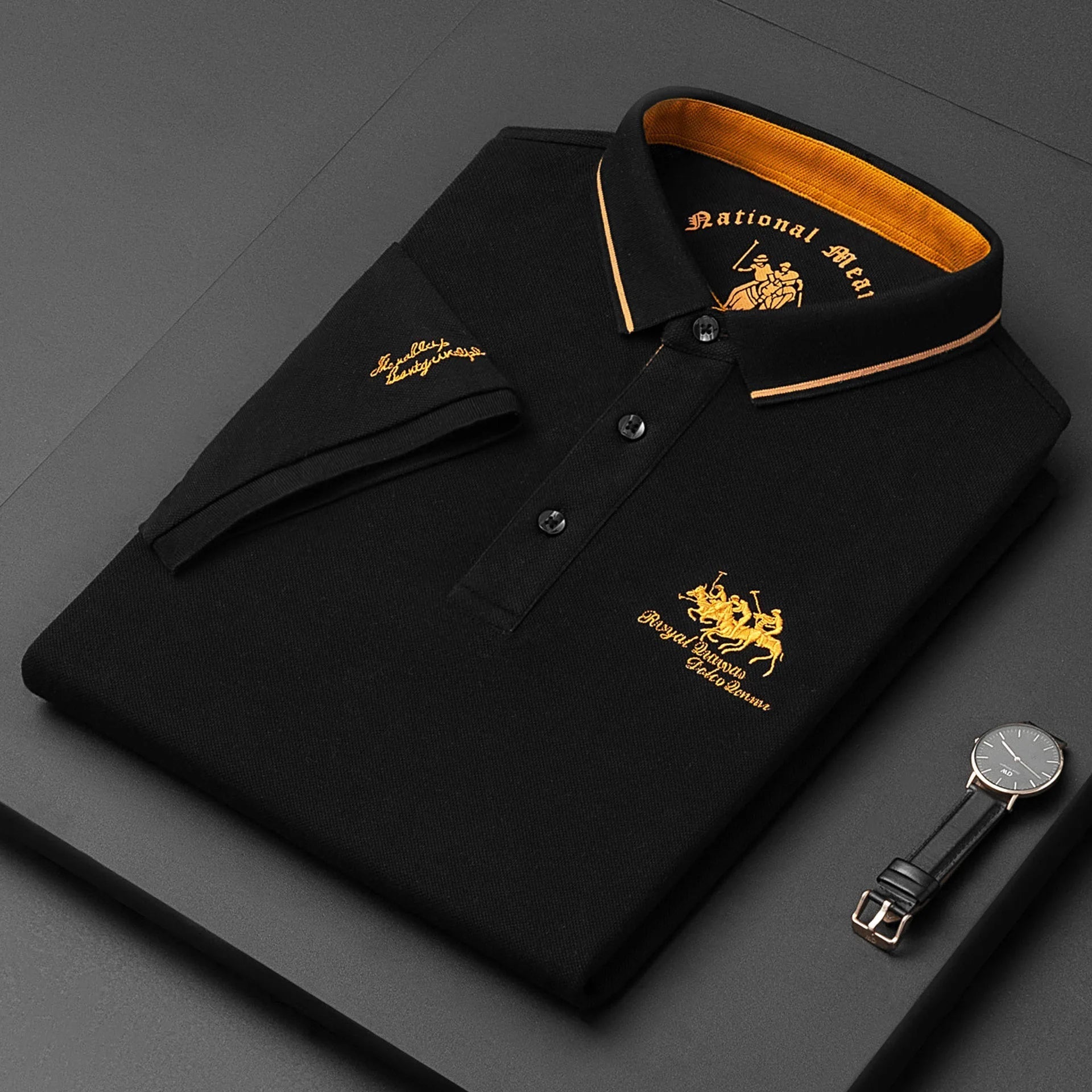 Santoni™ Elegantes Polo für Herren