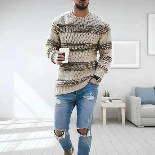 Darien ™ - Eleganter Strickpullover – Beige