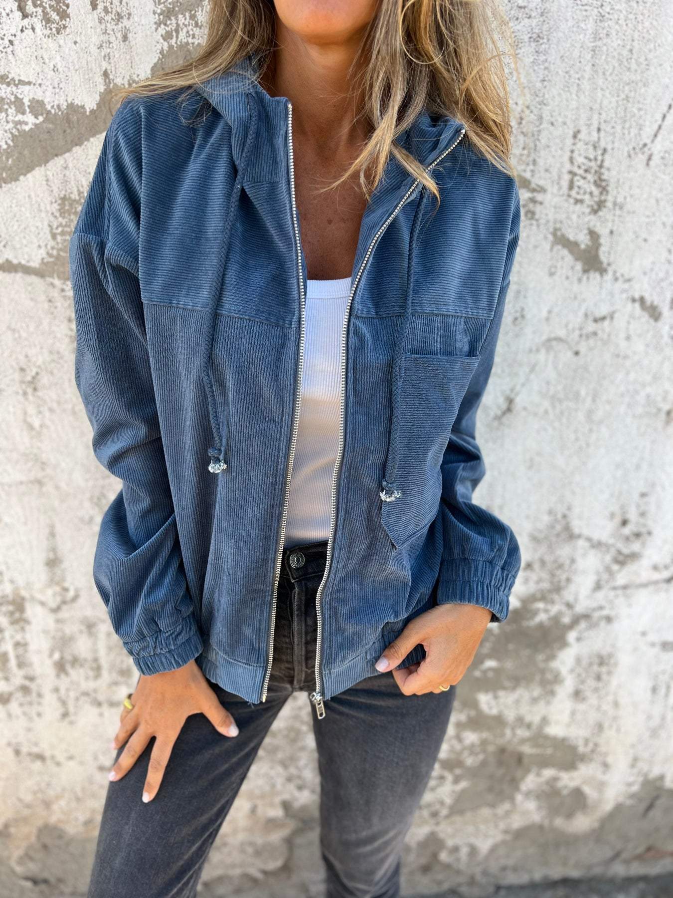 Ariellee™ - Freizeitjacke mit Kapuze und Reißverschluss