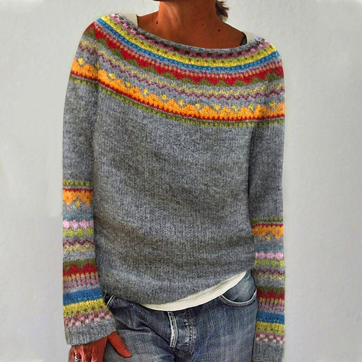 Kirra™ - Retro-Strickpullover für Frauen