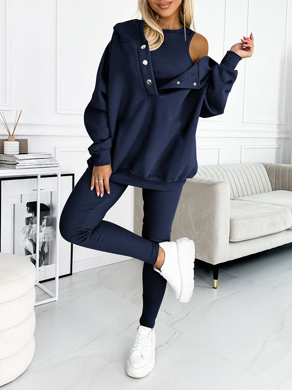 Scarlett™ – Lässiger und bequemer Sweatshirt-Anzug mit Kapuze