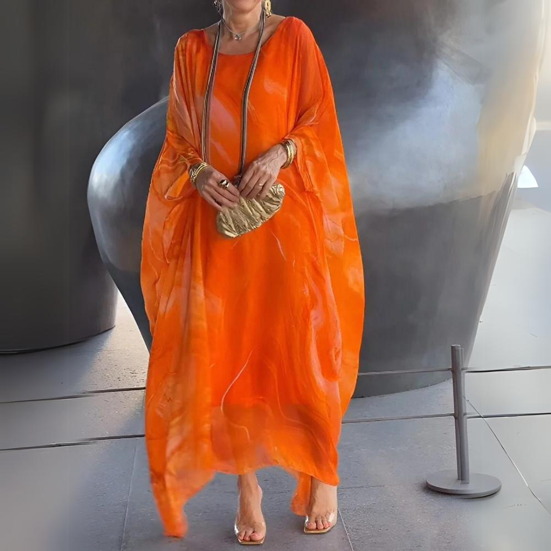 Giulia™ - Elegantes Seiden Chiffon Kleid