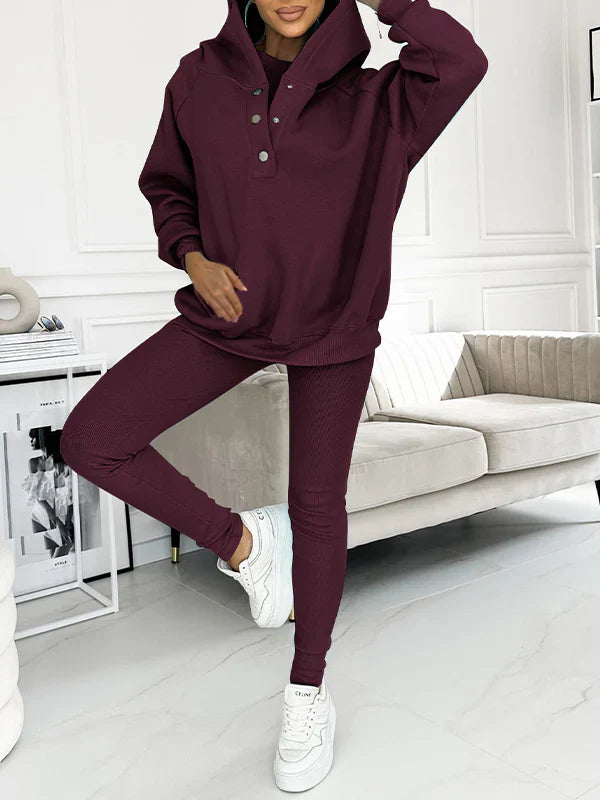 Scarlett™ – Lässiger und bequemer Sweatshirt-Anzug mit Kapuze