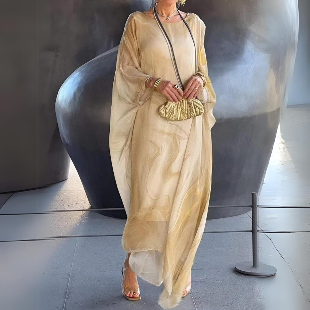 Giulia™ - Elegantes Seiden Chiffon Kleid