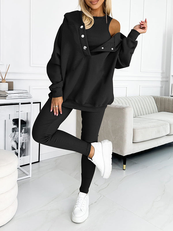Scarlett™ – Lässiger und bequemer Sweatshirt-Anzug mit Kapuze