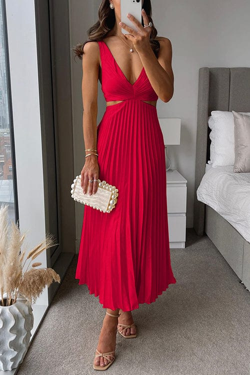 Kesley™ - Kleid mit Plissiertem Kragen