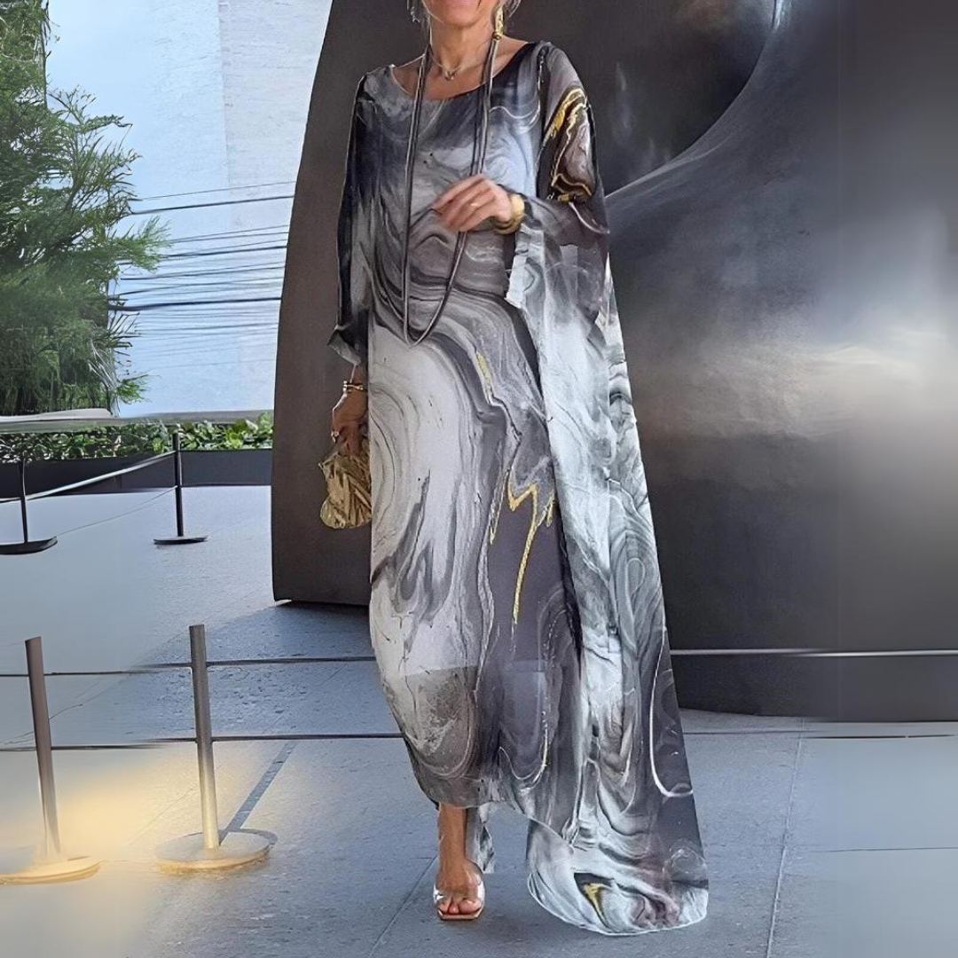 Giulia™ - Elegantes Seiden Chiffon Kleid