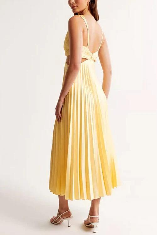 Kesley™ - Kleid mit Plissiertem Kragen