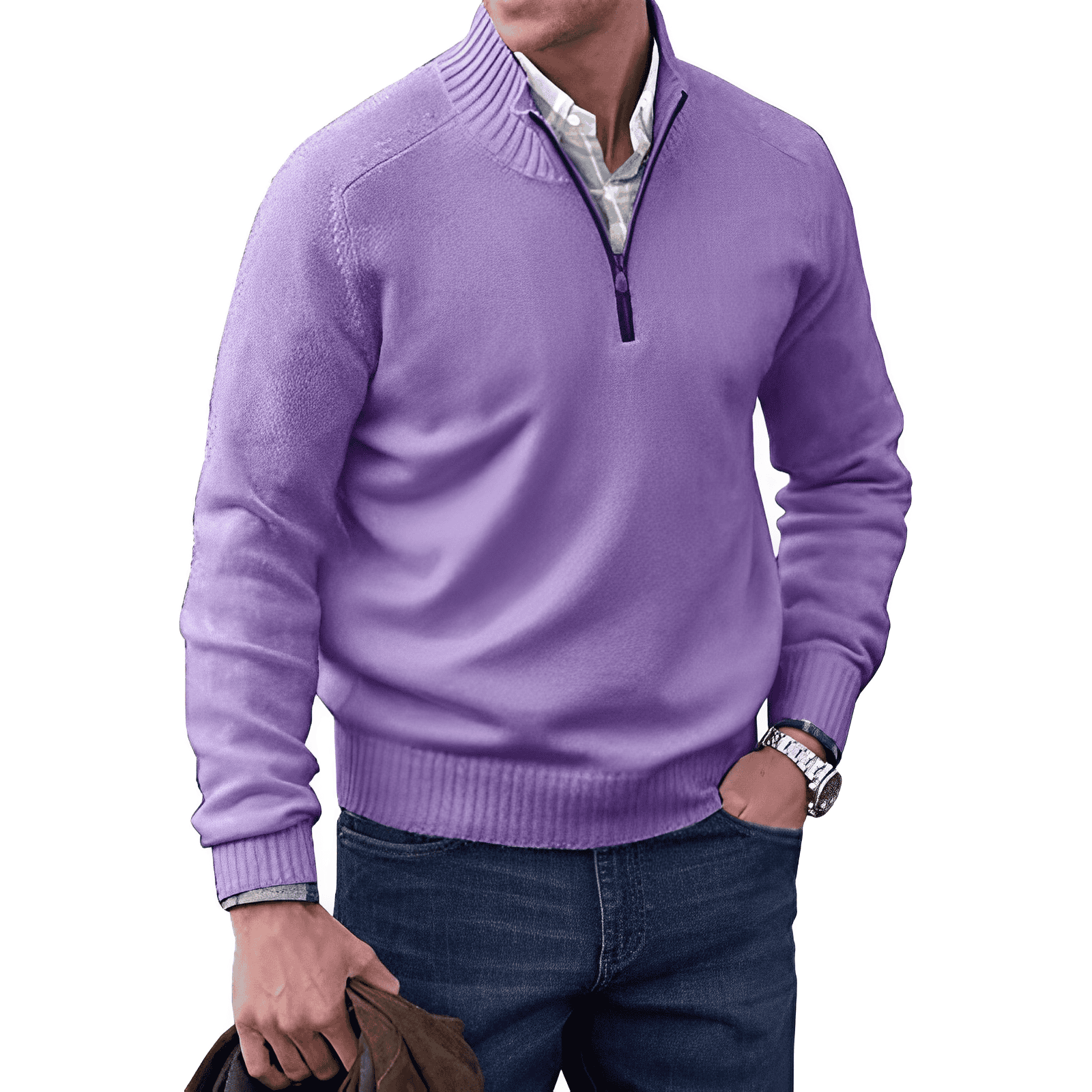 Jones™ – Eleganter Pullover mit Reißverschluss