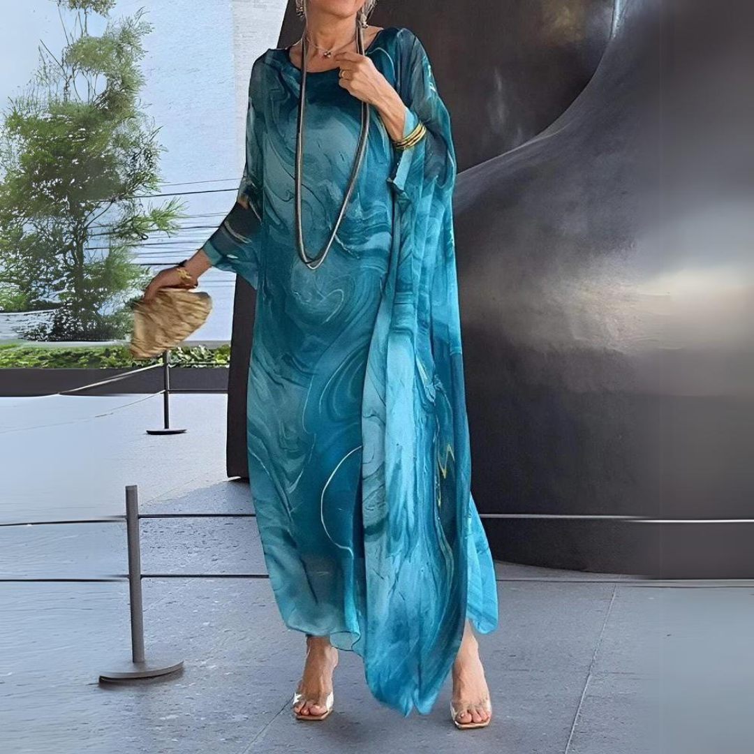 Giulia™ - Elegantes Seiden Chiffon Kleid
