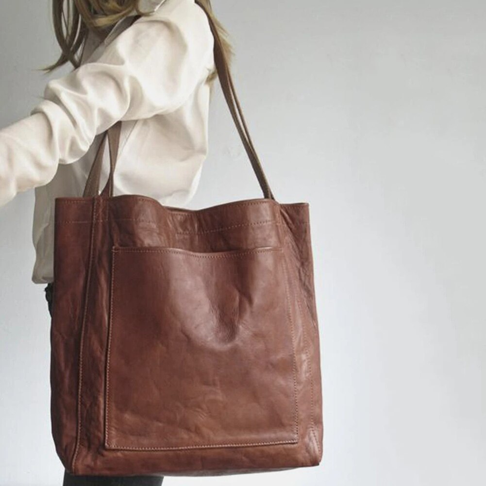 Silvia™ - Eleganter Shopper aus Leder