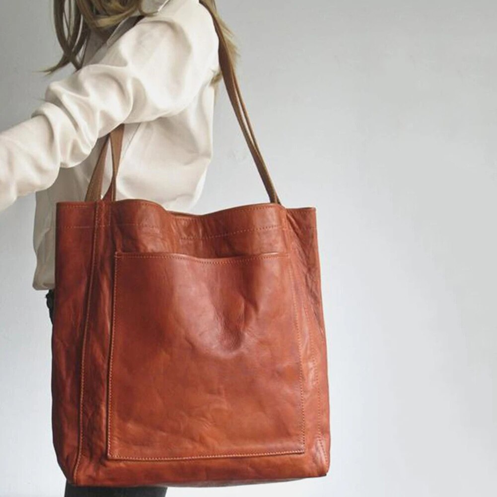 Silvia™ - Eleganter Shopper aus Leder