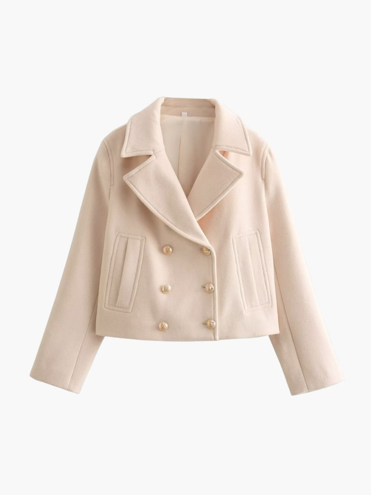 Zoe - Kurze Doppelreihige Jacke