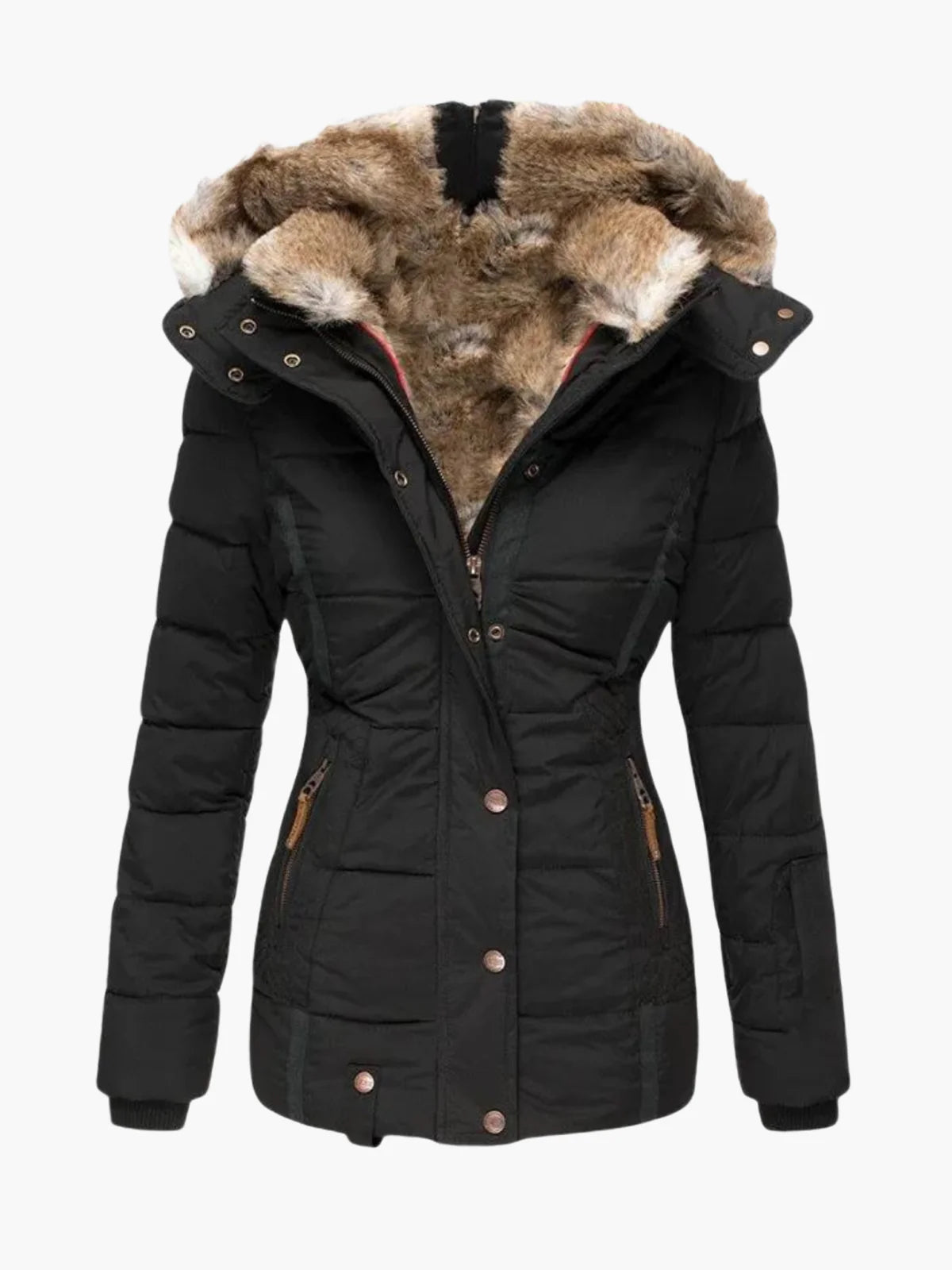 Lia | Fellgefütterte Winterjacke