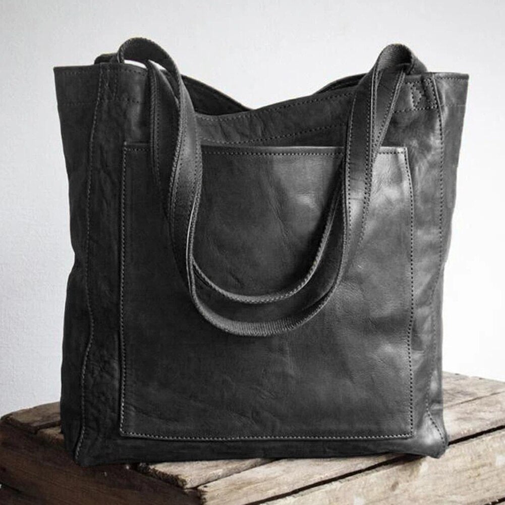 Silvia™ - Eleganter Shopper aus Leder