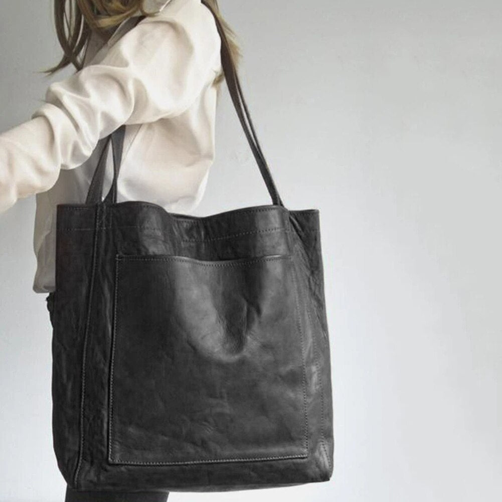 Silvia™ - Eleganter Shopper aus Leder