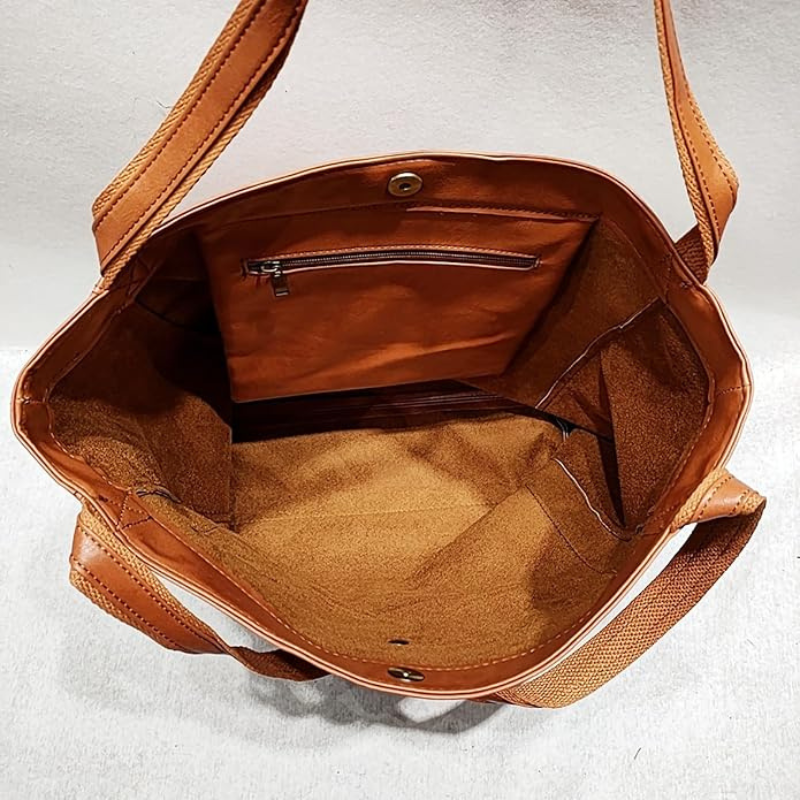 Silvia™ - Eleganter Shopper aus Leder