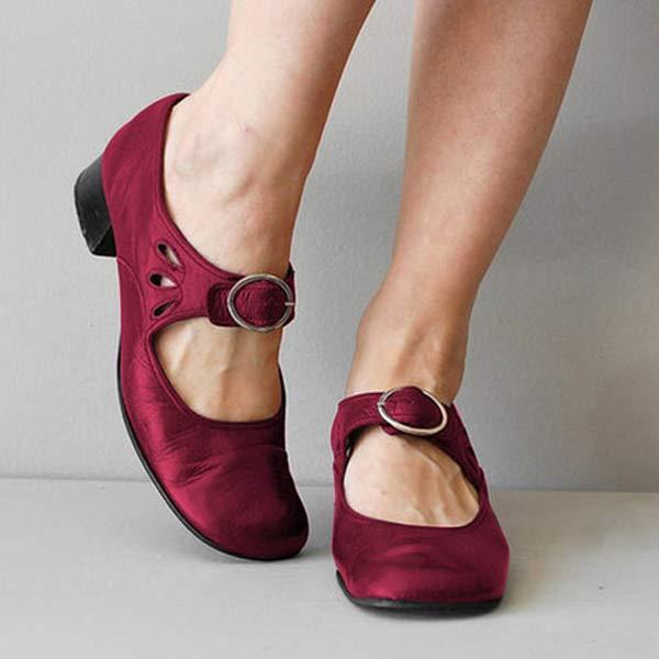 Emma™ - Klassische Sandalen mit Lederabsatz