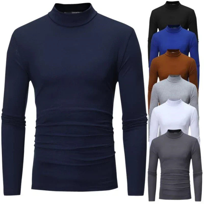 Clooney™ – Klassischer schmaler Rollkragenpullover