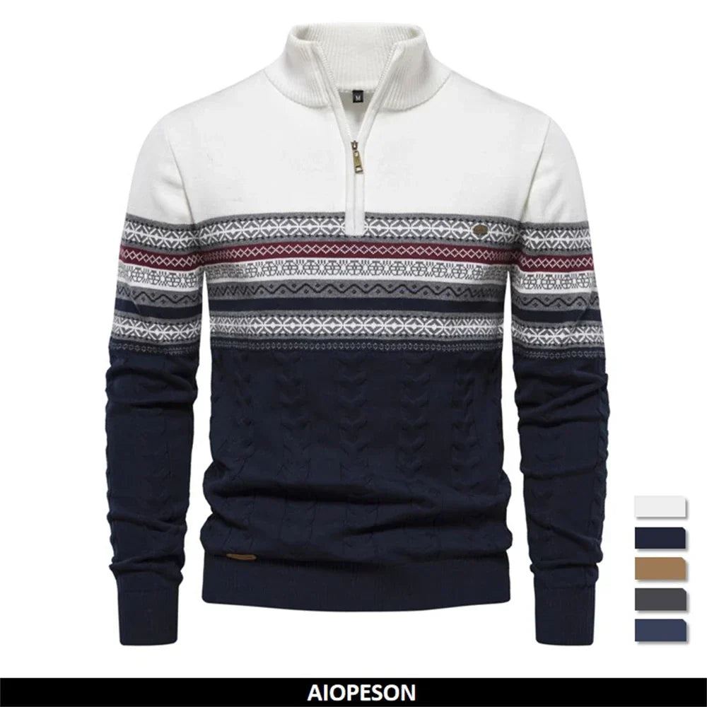Bale™ – Lässiger Herrenpullover mit Ethno-Muster