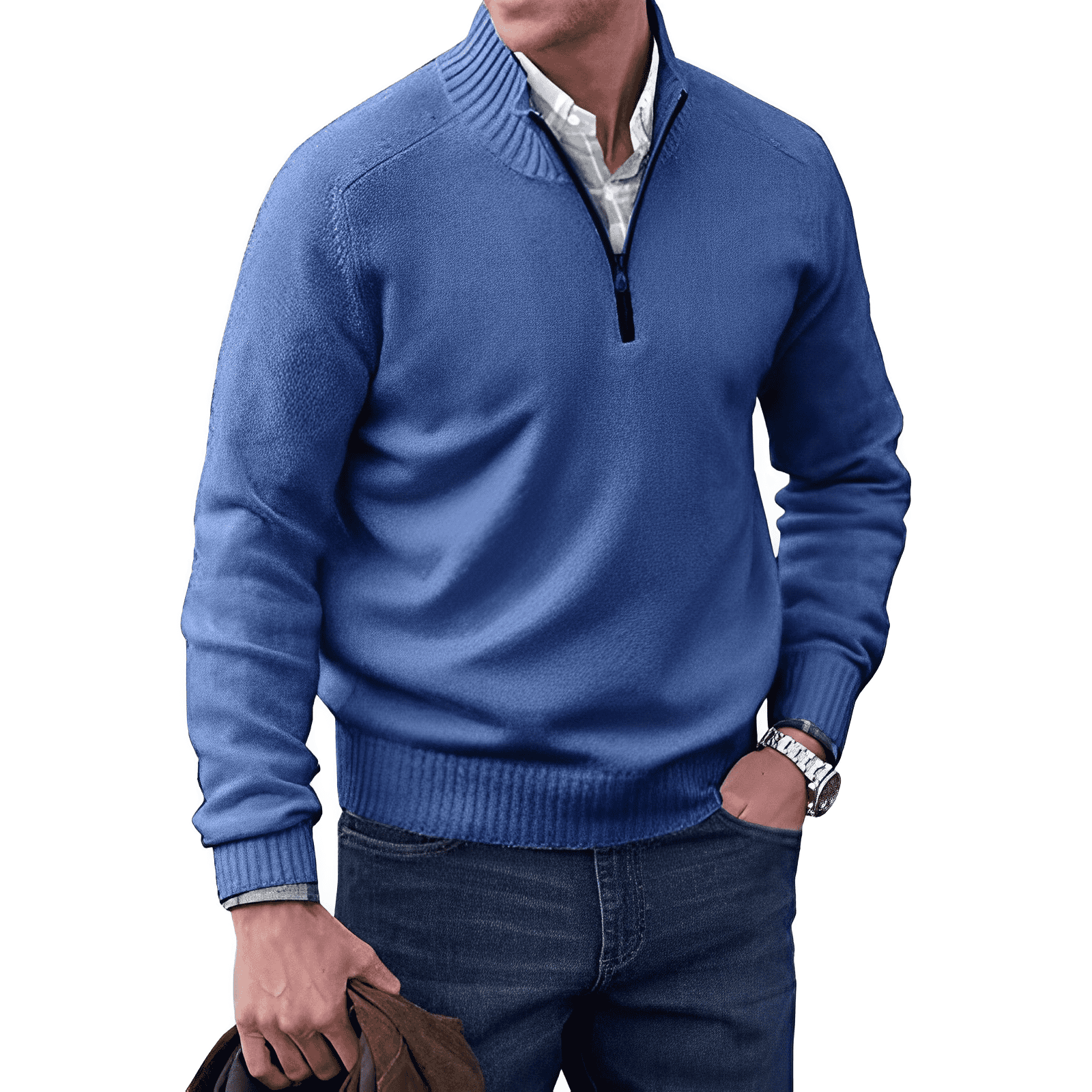 Jones™ – Eleganter Pullover mit Reißverschluss