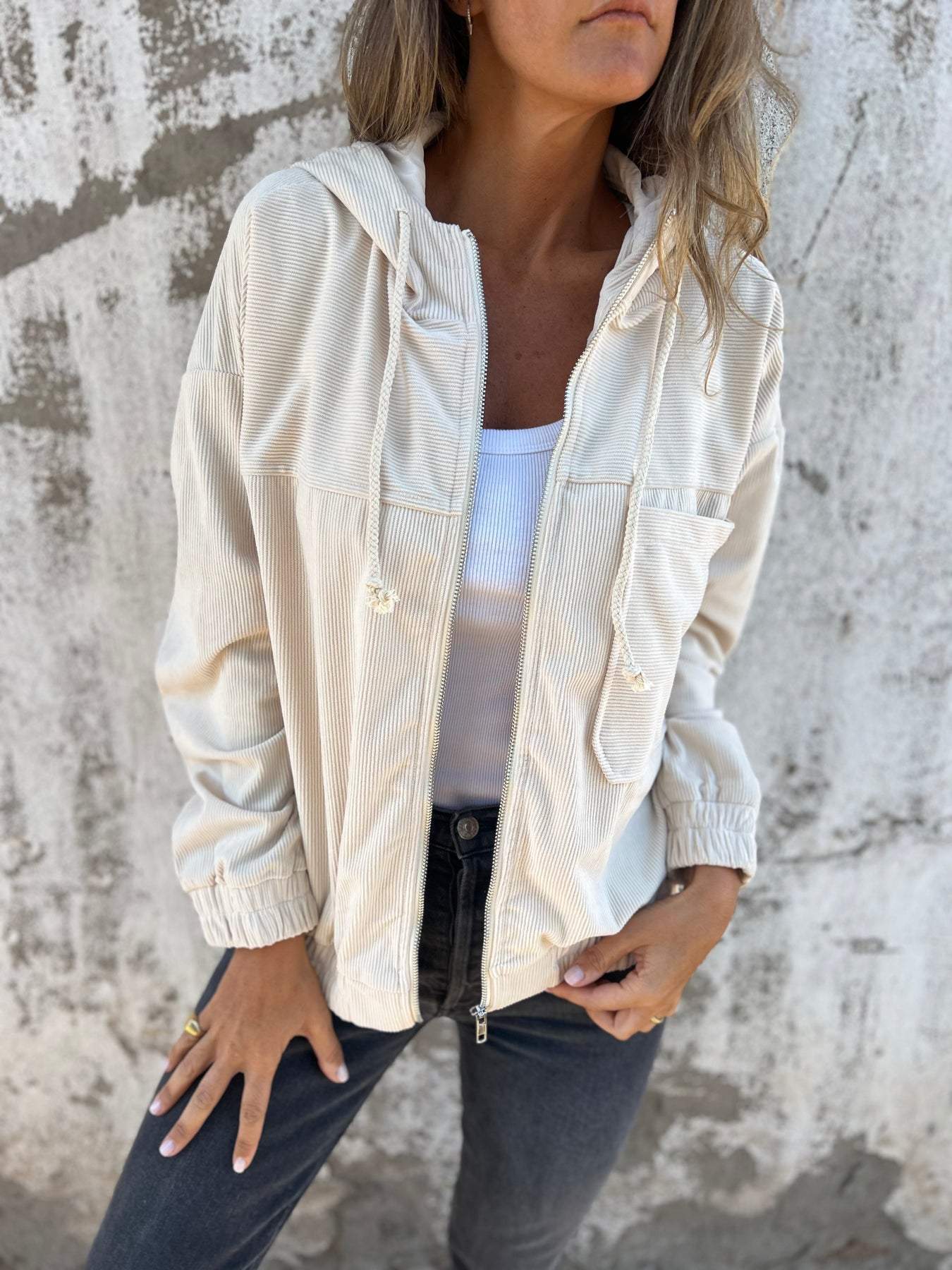 Ariellee™ - Freizeitjacke mit Kapuze und Reißverschluss