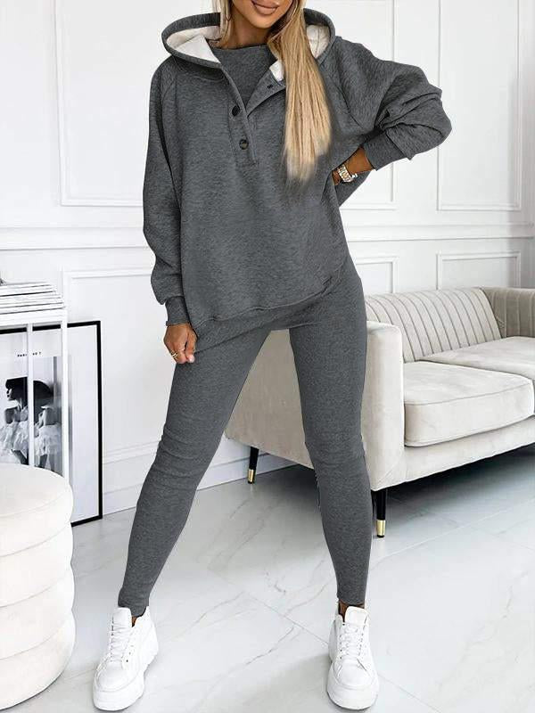 Scarlett™ – Lässiger und bequemer Sweatshirt-Anzug mit Kapuze