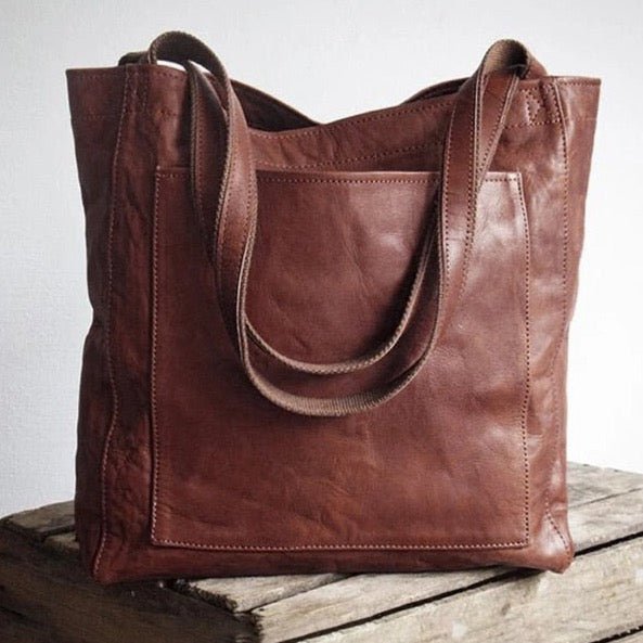 Silvia™ - Eleganter Shopper aus Leder