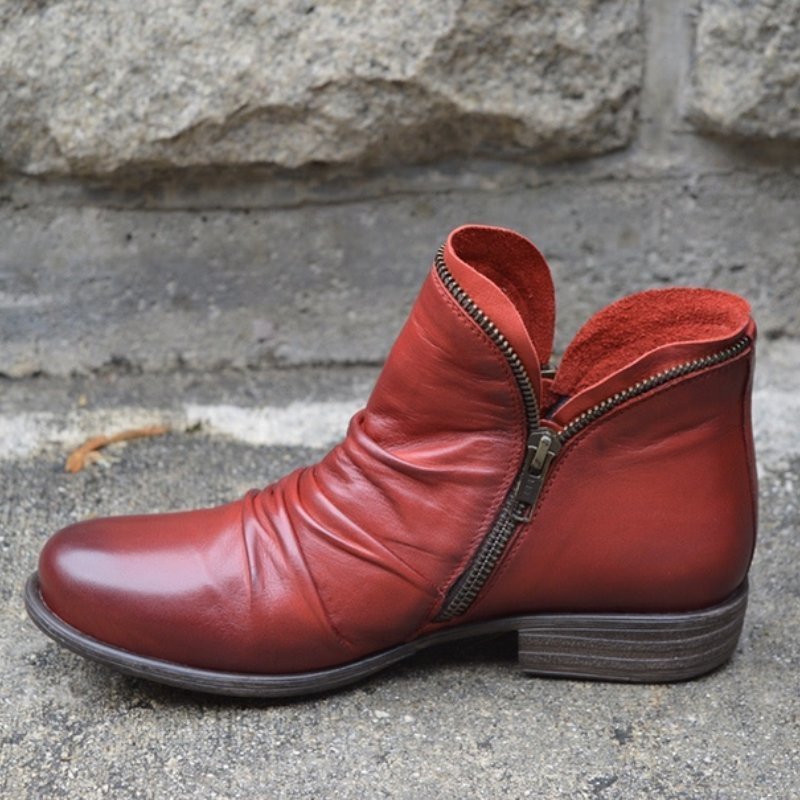 Victoria™ – Lederstiefel mit Reißverschluss