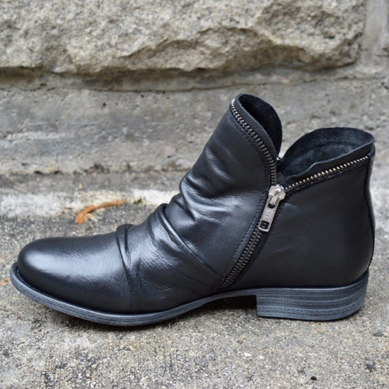 Victoria™ – Lederstiefel mit Reißverschluss
