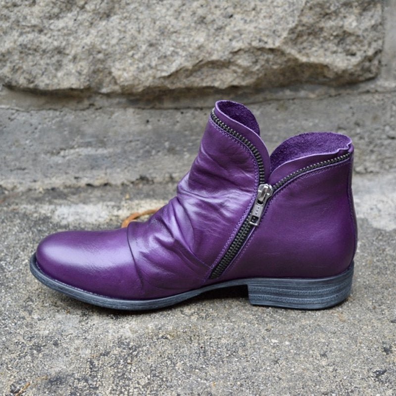 Victoria™ – Lederstiefel mit Reißverschluss