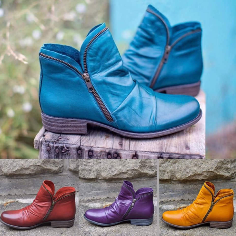 Victoria™ – Lederstiefel mit Reißverschluss